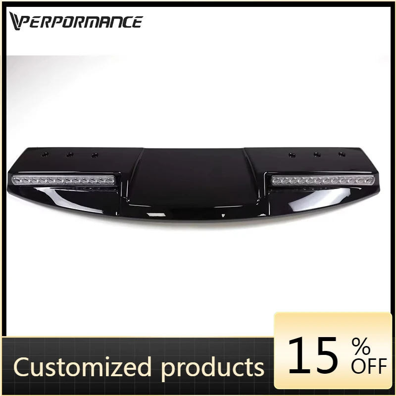 

High cost-effectiveness and reliabilityAuto Car Accessories Gloss Black Front Roof Wing Spoiler Trunk With Led Light for RR Roof