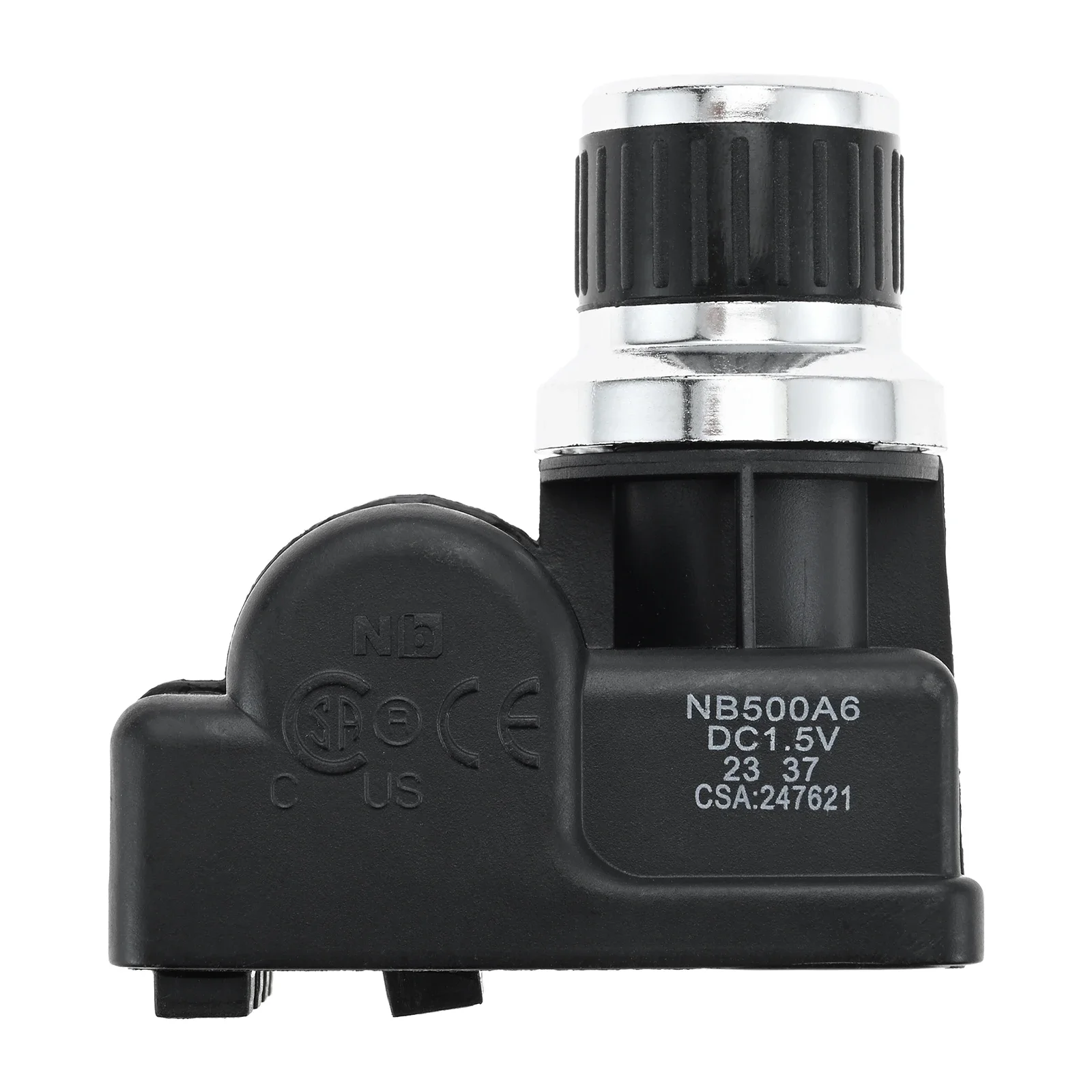 6 منفذ DC-1.5V AA بطارية دفع زر شواية الغاز مشعل شرارة مولد العالمي مطلي بالكروم غطاء أزرار شرارة مولد