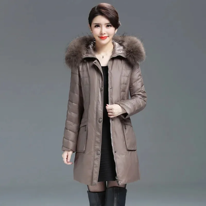 Down jacket women down coats plus size woman clothing parkas warm coat Women jackets winter woman clothes mother outerwear tops