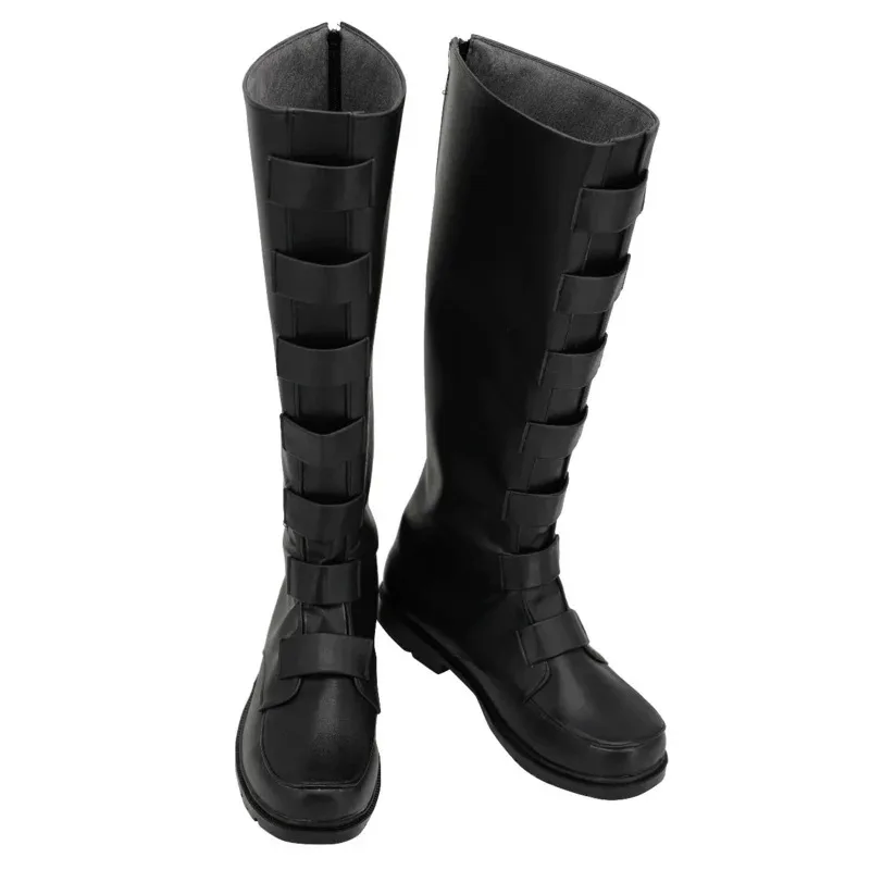 Zapatos de Cosplay del maestro Jedi Qui Gon jinn, botas para hombres adultos, fiesta de Halloween hecha a medida