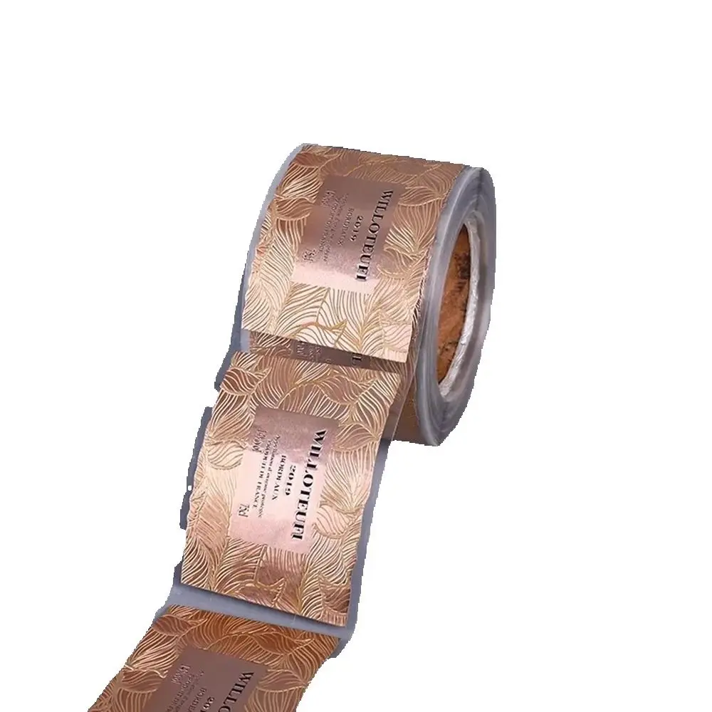 تسميات معدنية بشعار مخصص | ملصقات ألومنيوم منقوشة | تسمية زجاجة عطر | تسمية النبيذ | العلامة التجارية الخاصة #1