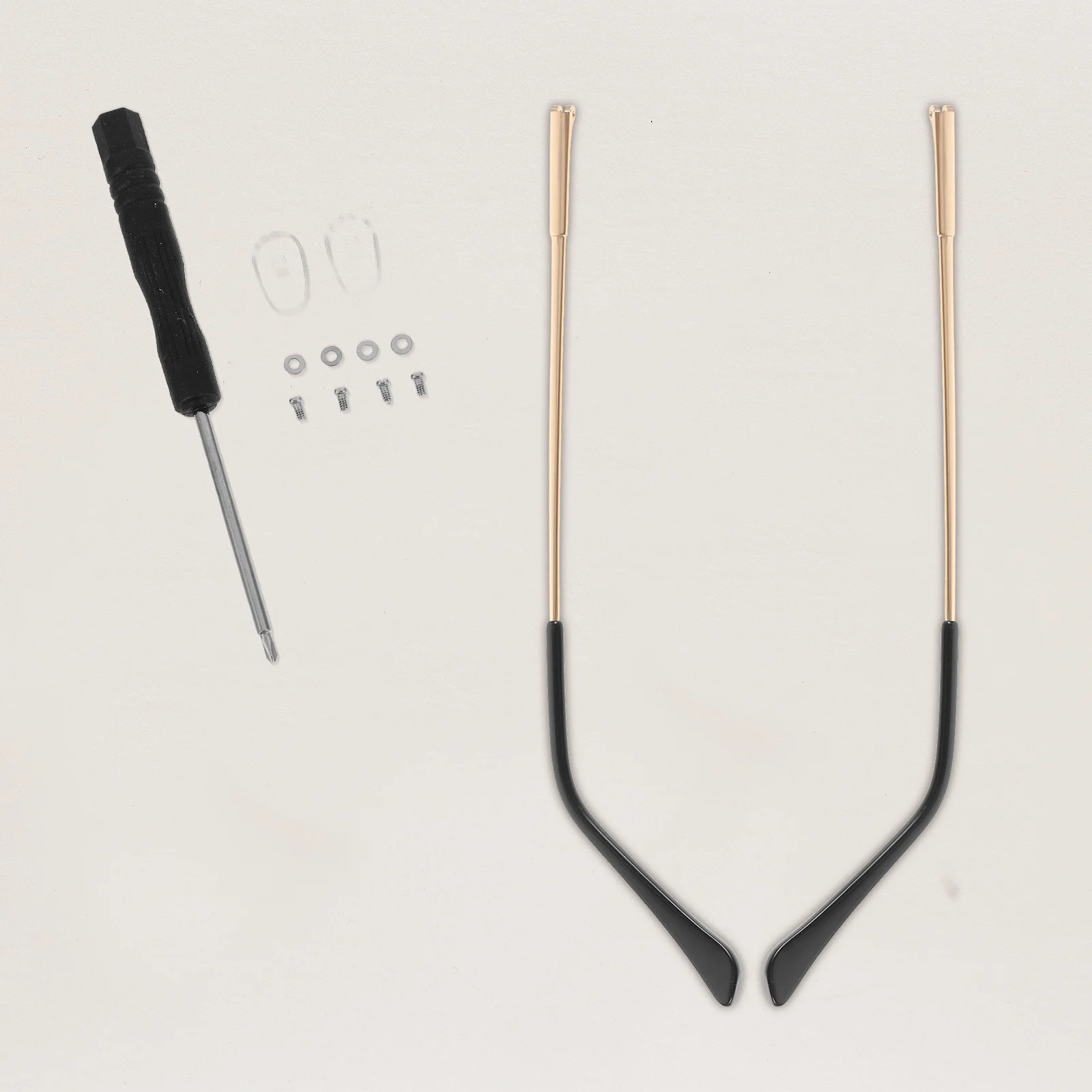 

1Pair Eyeglasses Replacement Arms Strong Secure Fit Temple Legs for Myopia Reading Glasses Unisex Repair Kit Light Comfortable