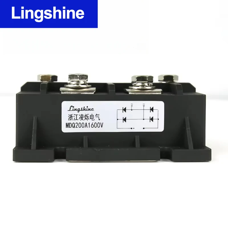 1pieces MDQ200A 1-Phase Diode Bridge Rectifier 200A Amp 1600V Single Phase Bridge Rectifier