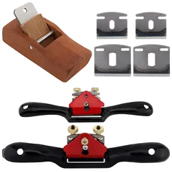 7pcs/set Adjustable SpokeShave Portable Woodworking Planes Wood Working Hand Tool Set for Wood Craver, Mini Wood Tool Set