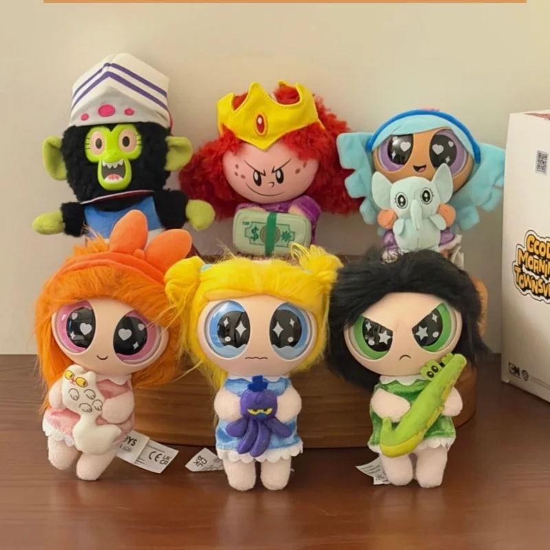52toys Powerpuff Girls Blind Box Anhänger Niedlicher Taschenanhänger Good Morning Townsville Serie Authentisches Geschenk für Mädchen Auf Lager