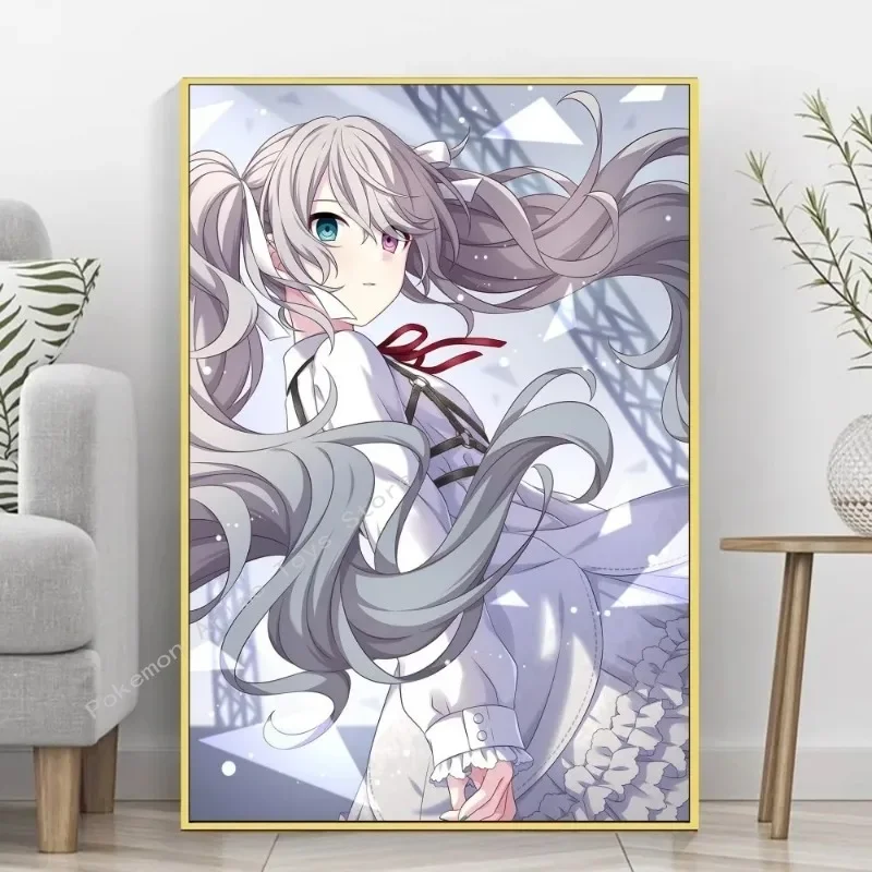 أنيمي H-Hatsunes-M-Miku الفتيات المشارك ذاتية اللصق ملصق فني ريترو كرافت ورقة ملصق DIY بها بنفسك غرفة بار مقهى ملصقات طلاء جدران