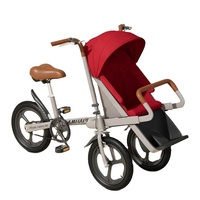 Portable Travel Stroller Baby Pushchair Parental Control Tricycle Bike Three Wheel Folding Mother and Baby Bike Strollers .