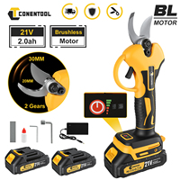 CONENTOOL 30mm Brushless Electric Scissors Cordless Pruning Shear Garden Fruit Tree Branches Cutter For Makita 18V Battery Pin