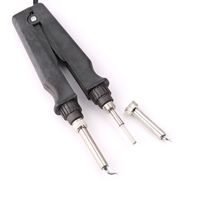 902 ESD SMD Double Soldering Iron Tweezer Handle Clip Heating Plier Soldering St KXRE