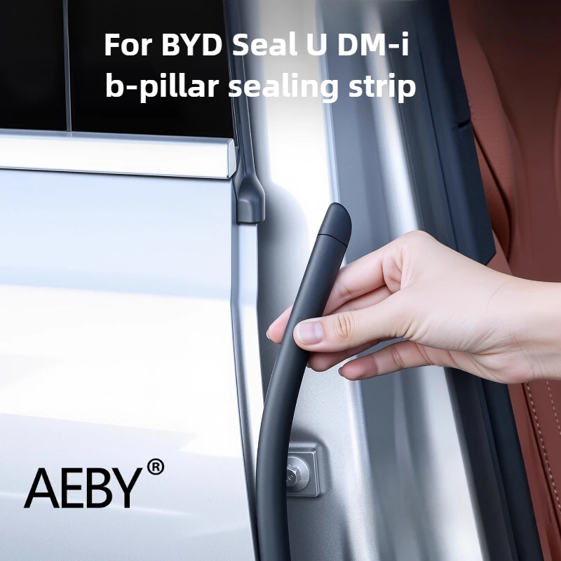 AEBY Für BYD Dichtung U DM-i 2020-2025 B Säule C Säule Tür Dichtung, Schalldämmung Wind Lärm reduktion Streifen, Auto Zubehör