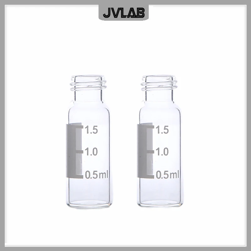 Chromatography Vial 1.5ml With 9mm Blue Open-topped Cap Automatic Parse Sample Bottle For Chromatography Experiment 100 / PK