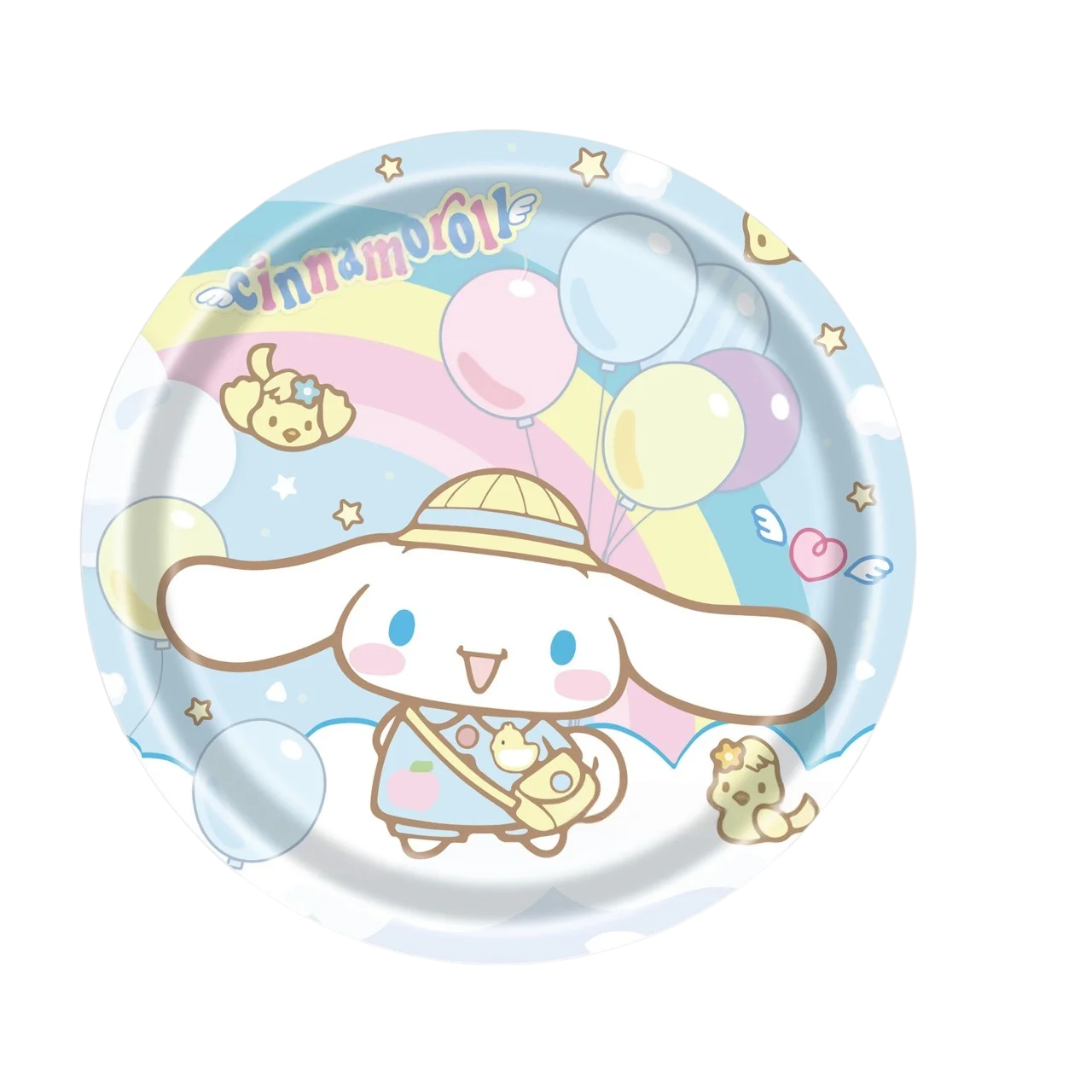 أدوات مائدة لحفلات أعياد الميلاد من سينامورول، لافتة كعكة يمكن التخلص منها، علم معلق، بالون سينامورول لطيف على شكل كلب، زينة عيد الميلاد #3