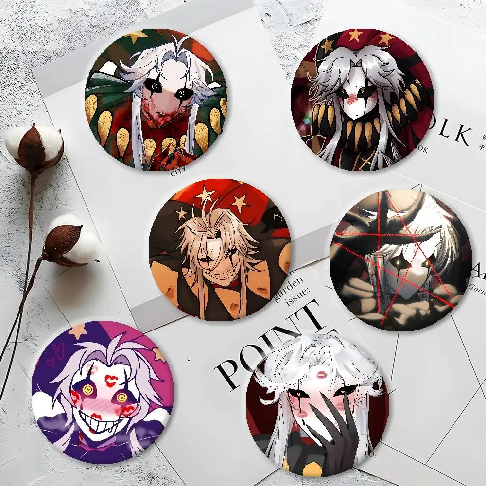 Game The F-Freak C-Circus Badge Peripheral Lapel Pins Tinplate Round Brooch For Shoulder Bag Accessories Souvenir Gifts
