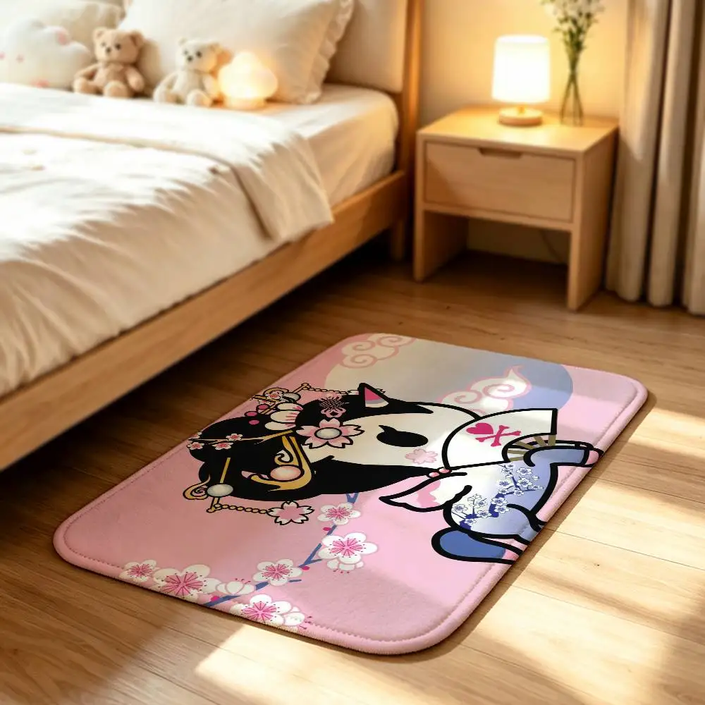 T-Tokidoki-s Cute U-Unicorno-S Short Plush Rug Carpet mat Machine Washable Soft Comfortable Anti‑Slip Floor Mat Home Decor