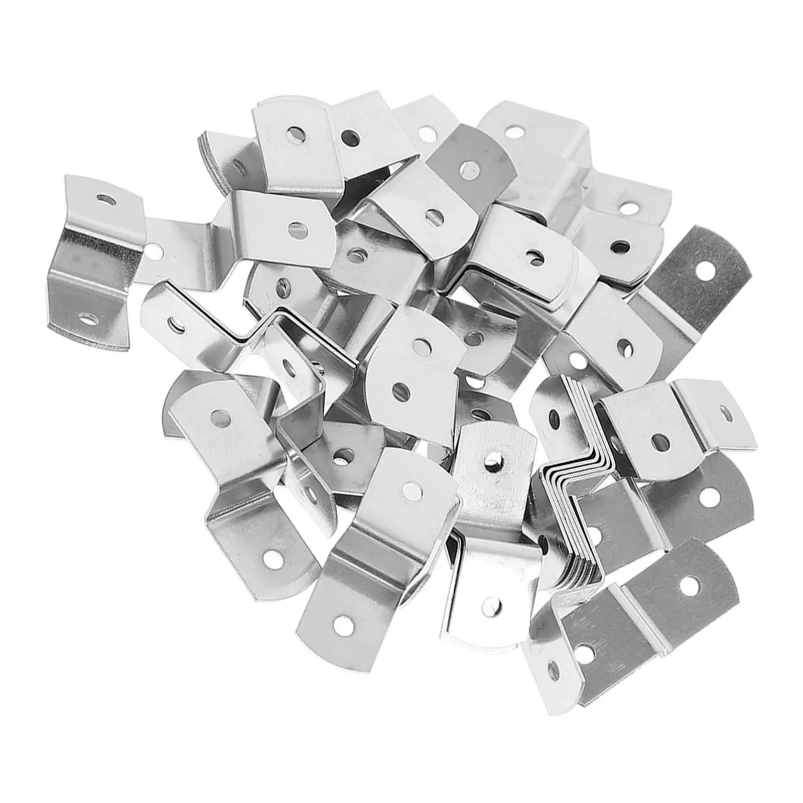 50Pcs Z Shape Photo Frame Fasteners Heavy Duty Picture Framing Clips for Table Tops Desktops Shelves Canvas Offset Frames