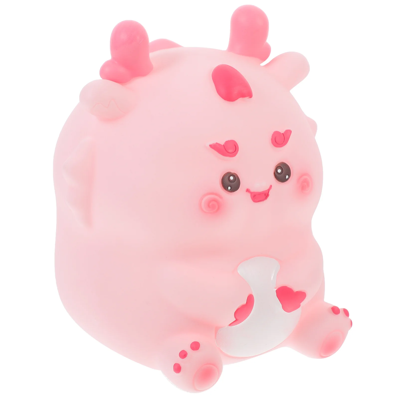 Bonito vinil dragão banco de dinheiro dos desenhos animados cofrinho crianças pote de armazenamento de moedas decorativo pote de poupança presente pote de poupança de moedas