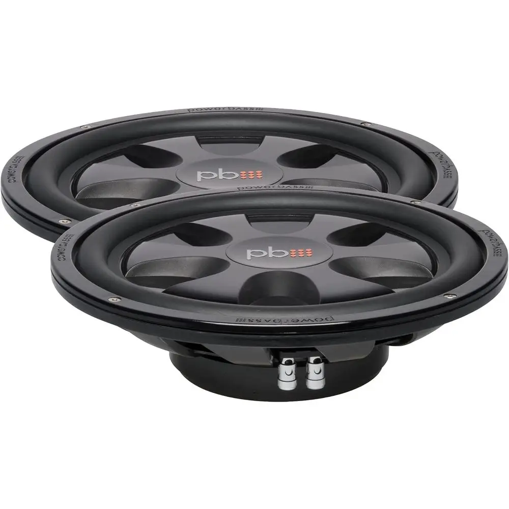 

2 S-10TD Shallow Mount 10" Dual 4-Ohm Subwooer