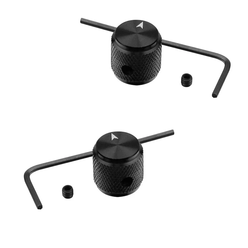 

2 Sets Electric Guitar Knob Volume Brass Tone for Potentiometer Acoustic Durable Lightweight Gifts