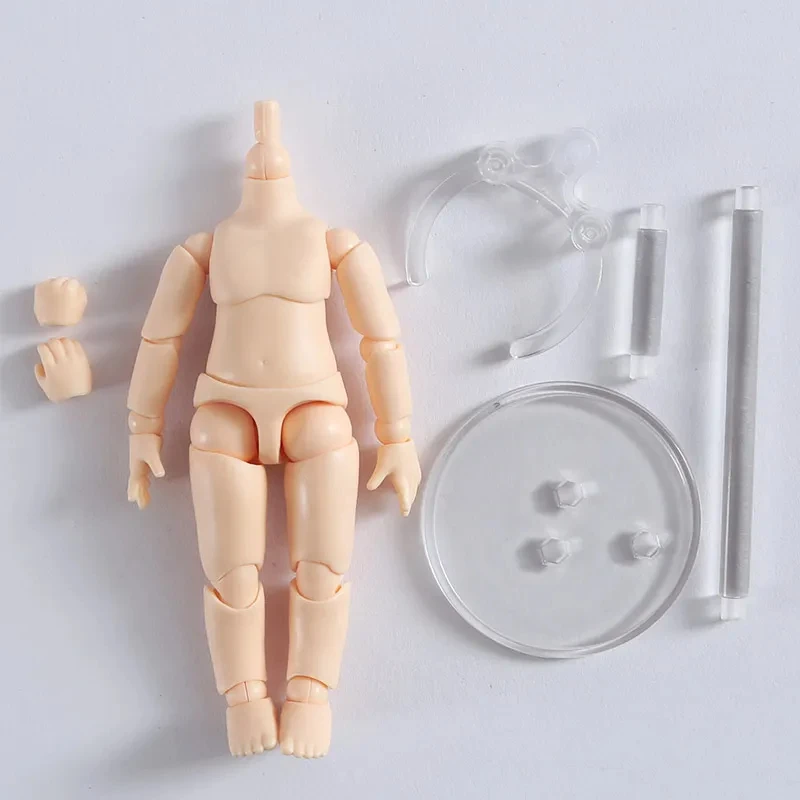 Cuerpo de figura de muñeca articulada móvil esférica, accesorios de 10cm y 11cm, adecuado para cabeza GSC ob11 1/12 BJD