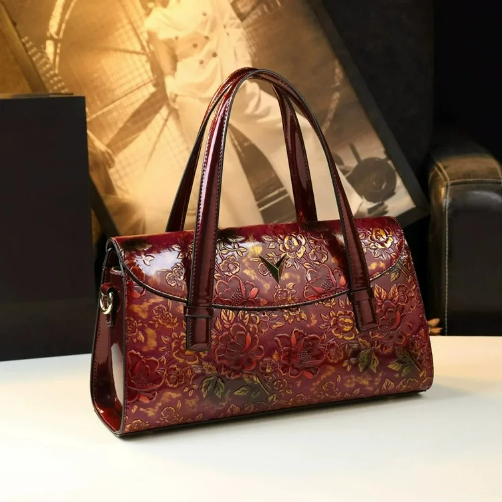

Large capacity women's bag Boston pillow bag 2026 new versatile middle-aged mother handbag shoulder bag crossbody bag