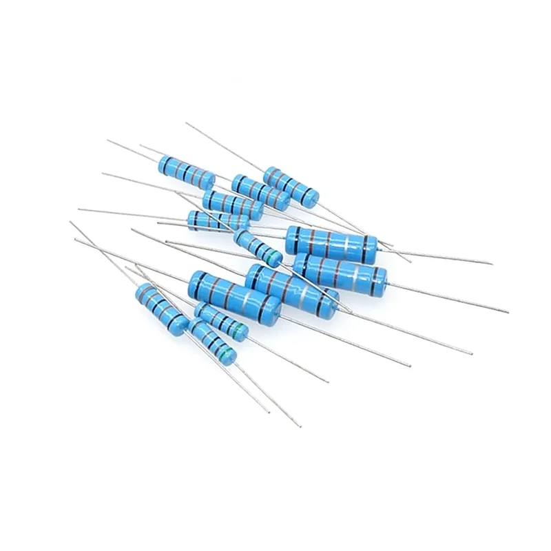 20PCS 3W Metal Film Resistor 1% 0.1Ω-1MΩ Precision Fixed Ohm Assorted Pack for Electronic DIY Circuit Projects