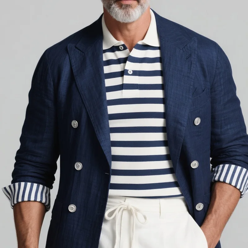 Autumn And Winter New Casual Business Suit Men's Jacket, Lapel Button Design Jacket Suit