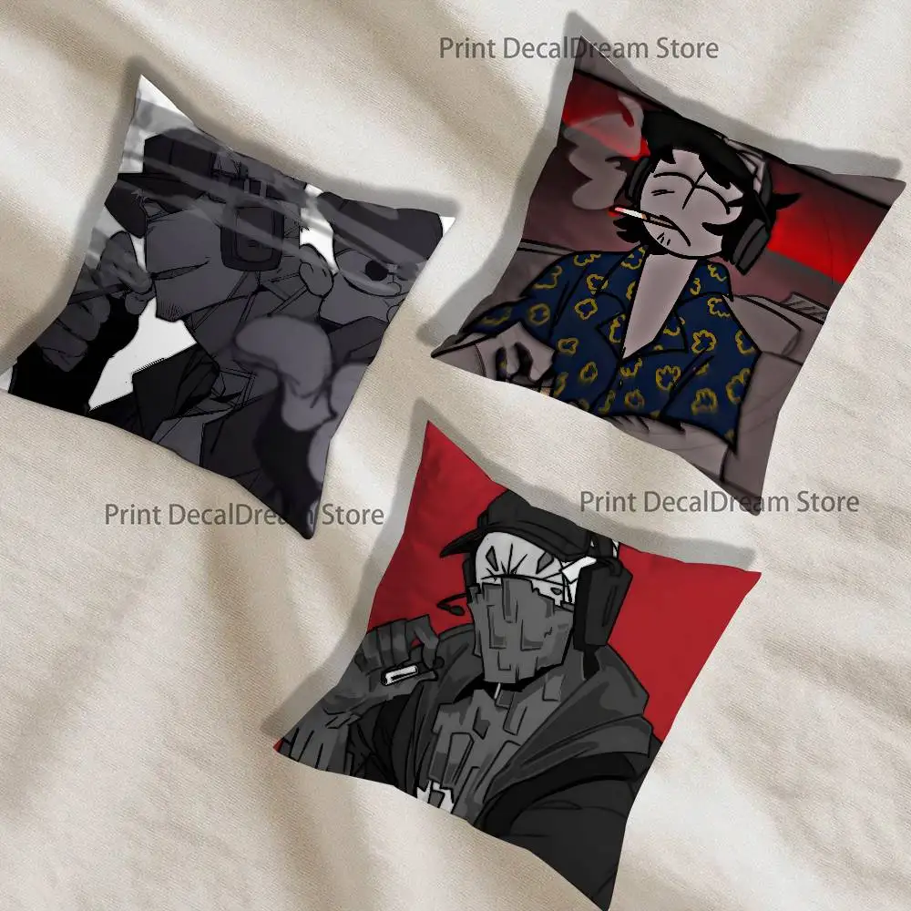D-Deimos M-Madness C-Combat Pillow Case Ultra Soft Skin Friendly Fabric Cloud Like Comfort & Concealed Zipper