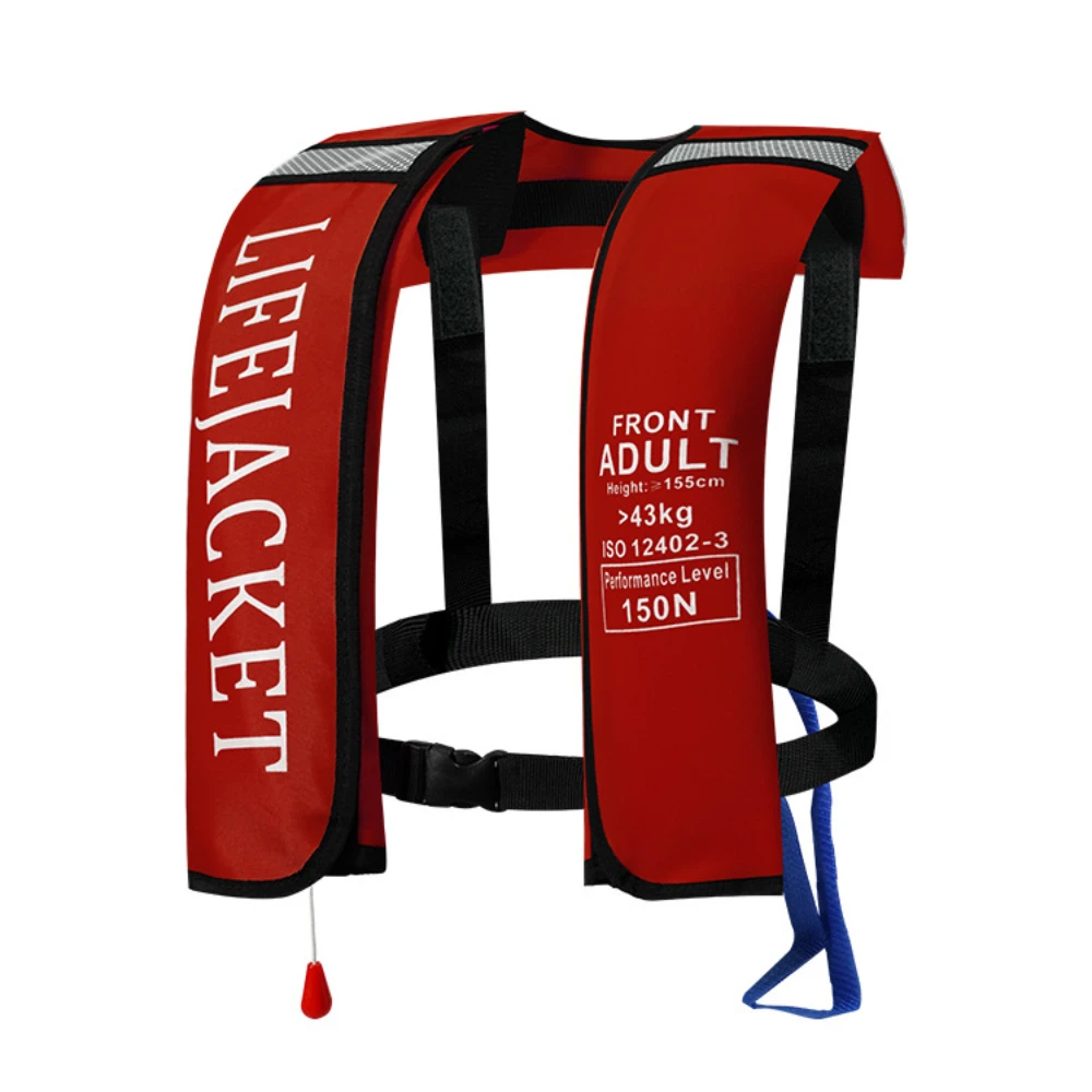 

Multi color Life Jacket Swimming Riverside Beach Fishing Manual Inflatable Adult Swimsuit Water Sports Swimming Life Vest