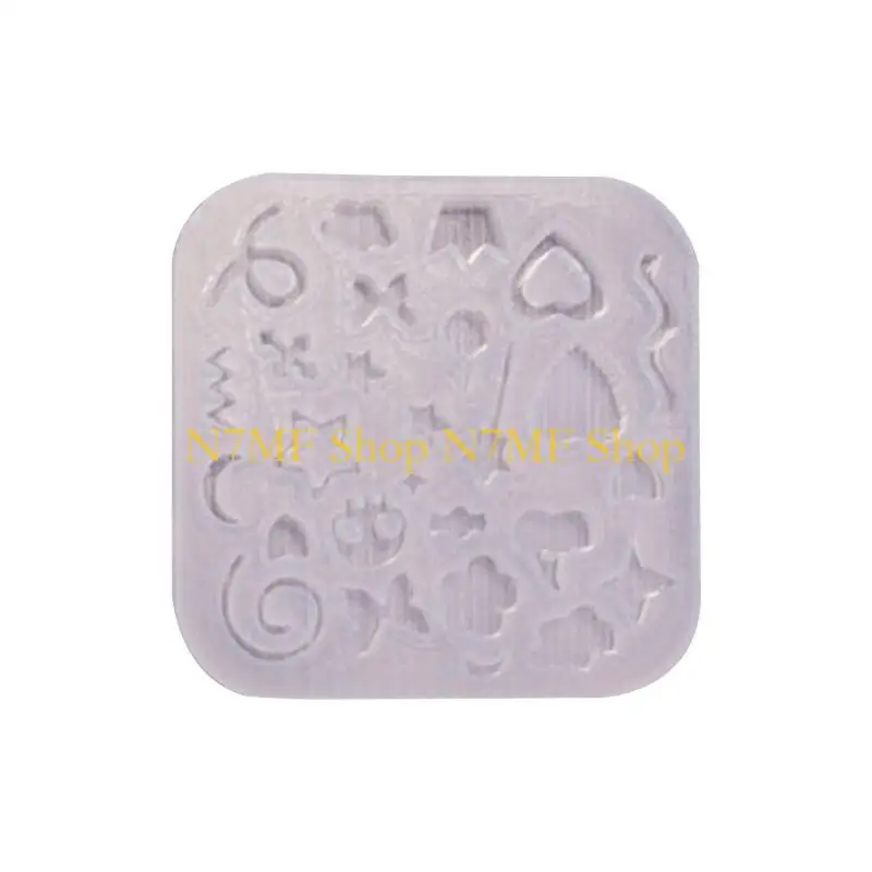 N7MF Quicks و -keychain قالب راتنج القالب الصب القلادة كأس الهز المجوف