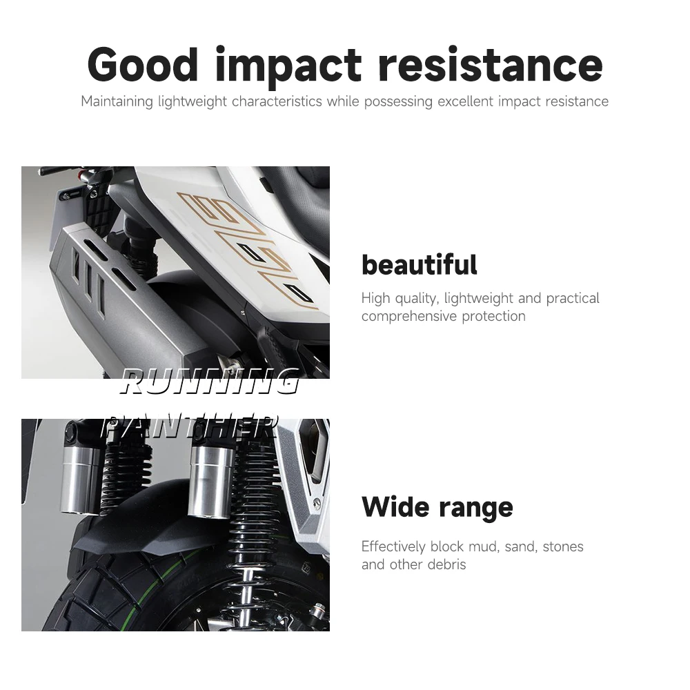 For ZONTES 368G G368 368 G Motorcycle Accessories Rear Wheel Hugger Mudguard Fender Mudflap Splash Guard Fender Protector Cover