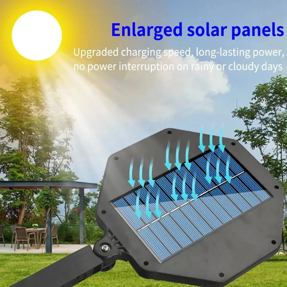 Efficient Solar Power Solar Wall Light Soft Even Brightness Fine Weather Resistance Outdoor Motion Sensor Lamp for 3.2V/6000mAh