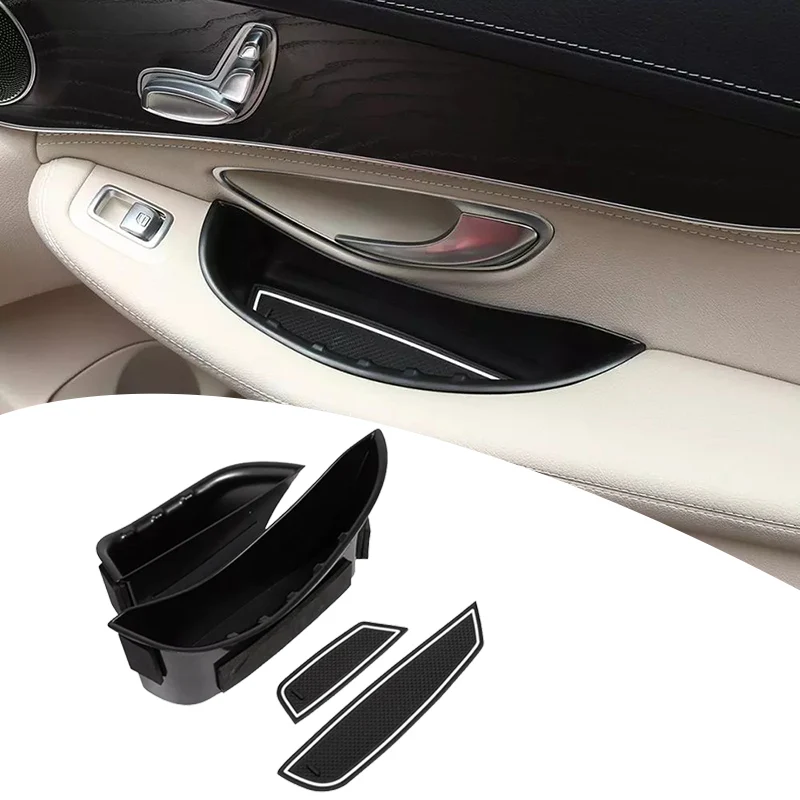 Car Door Handle Storage Box Tray for Mercedes-Benz W205 GLC-Class X253 2015-2019 LHD