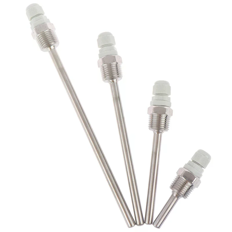 Temperature Sensor Stainless Steel Probe Water Tank Shell Solar Parts 8MM