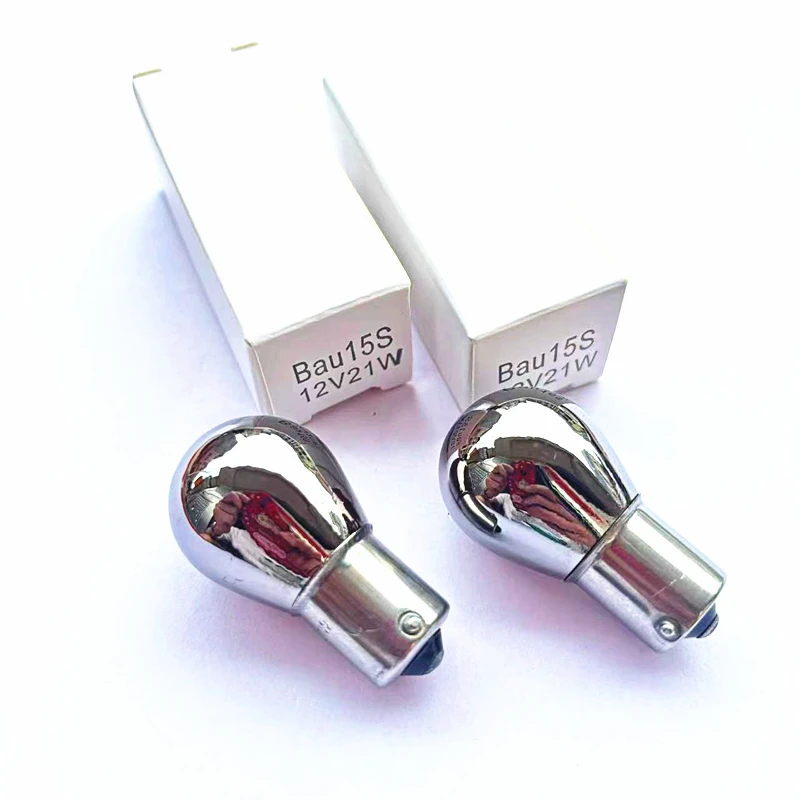 PY21W silver chrome amber 581 halogen turn signal bulb 12V21W signal light 12V21W indicator light BAU15S