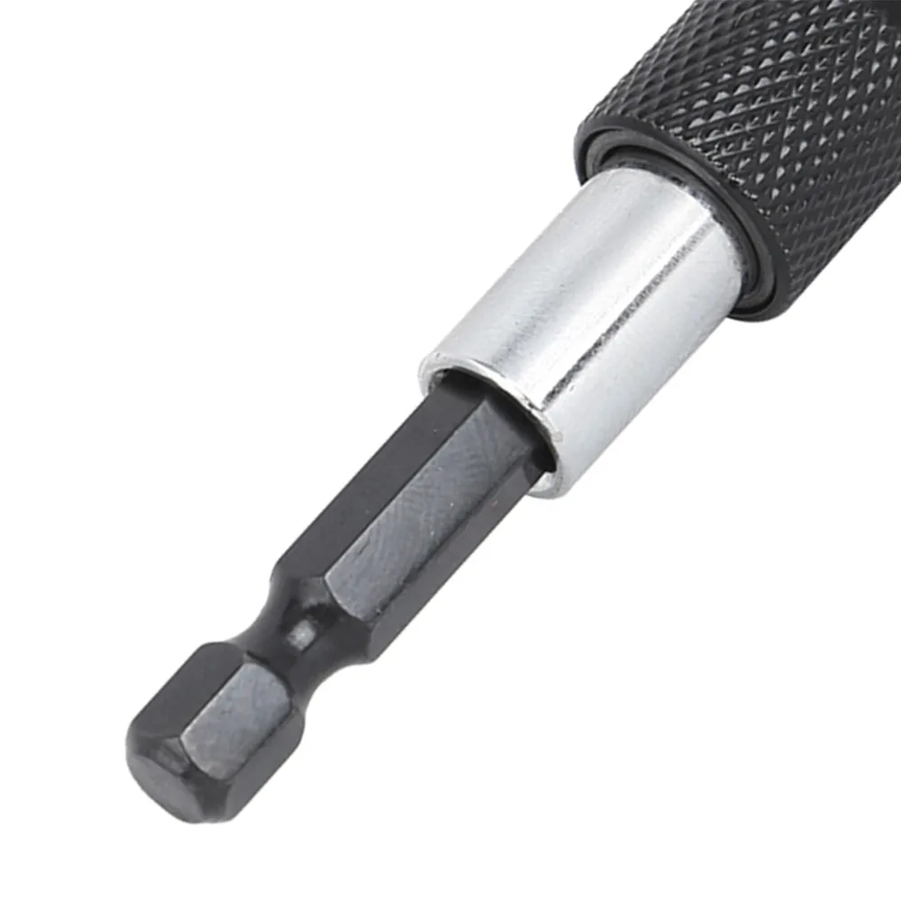 

6 Pcs 1/4 Inch Hex Shank Screw Extractor Set With Adapter Fine Teeth Bolt Extractor Kit Drill Bit Stripped Screw Remover