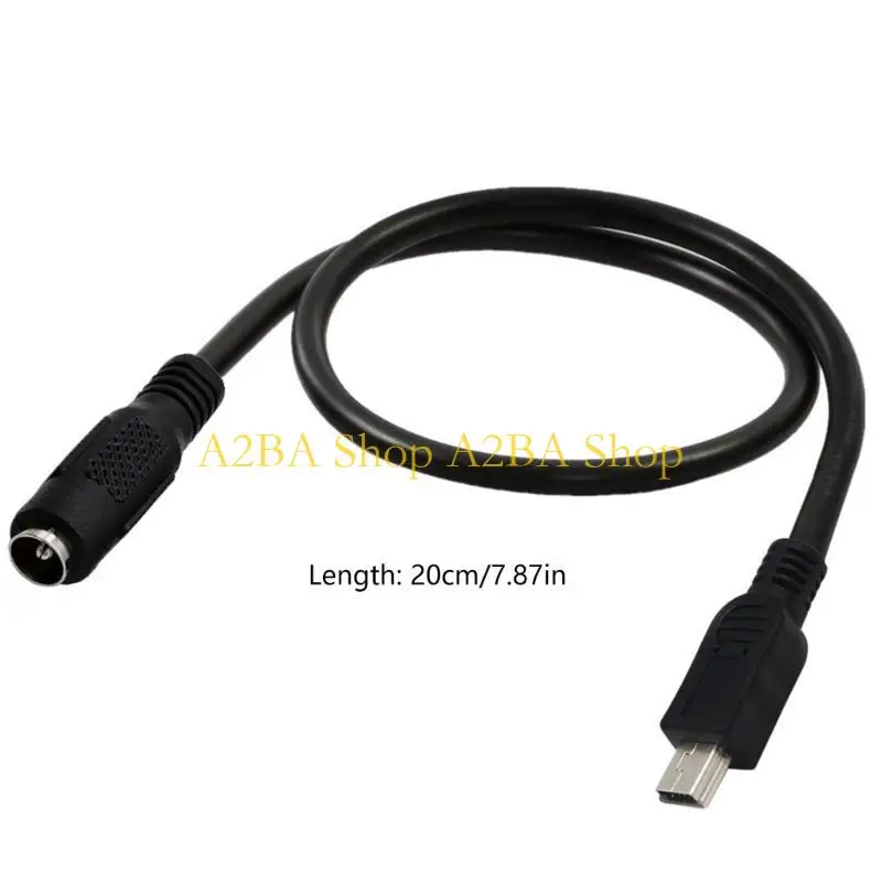 A2BA حلول شحن الخالية من المتاعب سلك محول محول محول إلى 5 دبوس MINI USB