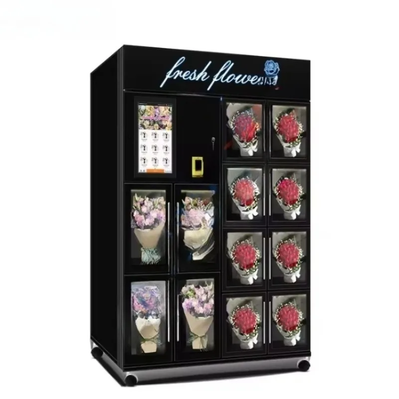 Smart Flower Vending Locker12 Boxes Refrigerated Cooling: 5-20℃, with Humidification