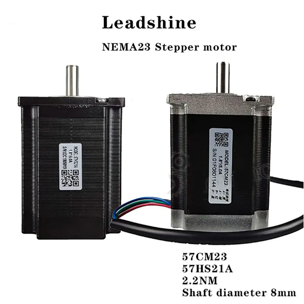 

Leadshine Nema23 stepper motor 57CM23/57HS21A 2 phase 2.2 5A stepper motor for 3D printer CNC engraving and milling machine