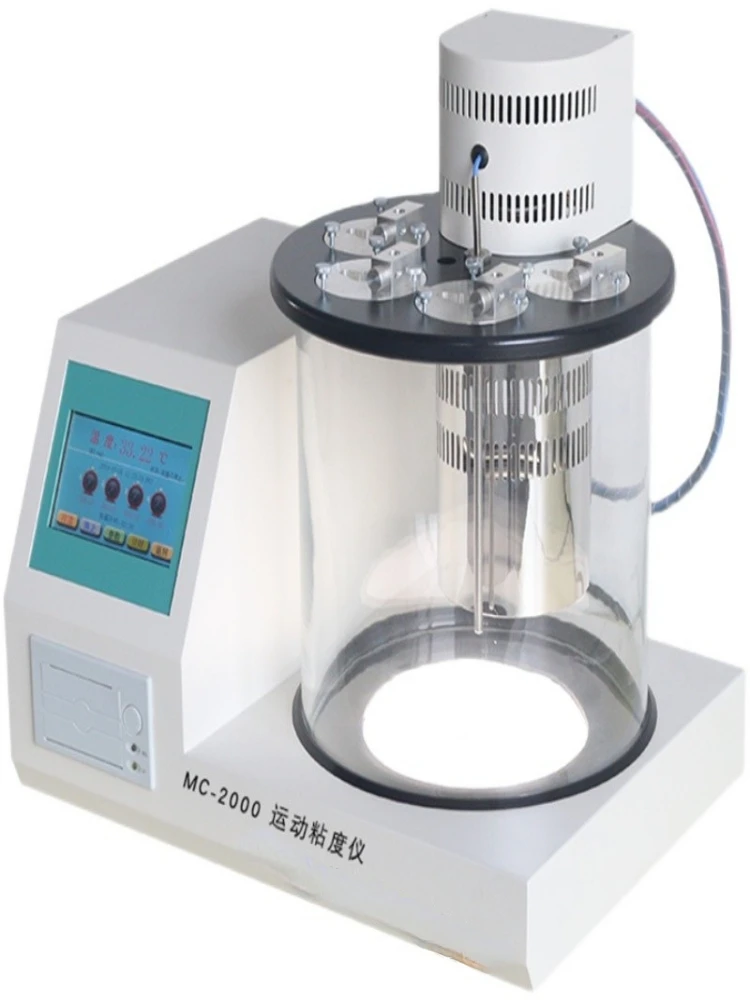 Automatic Kinematic Viscosity Tester Oil Diesel Lubricating Oil Petroleum Viscometer Oil Testing Tester New Product