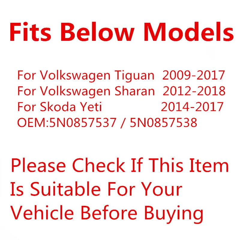 VWティグアンシャランシュコダイエティ-車のサイドミラーカバー,ミラーキャップ,黒または白,1ペア