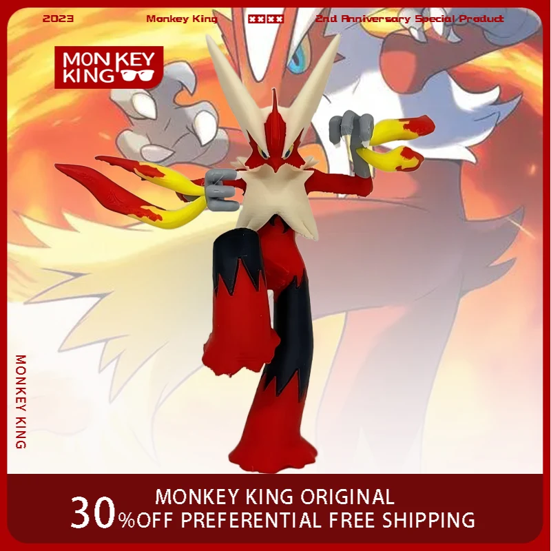 

In Stock 3D Print 11cm Pokemon Figure Blaziken Cute Anime Collectible Model Pvc Desktop Decorations Holiday Gifts Kids Toys