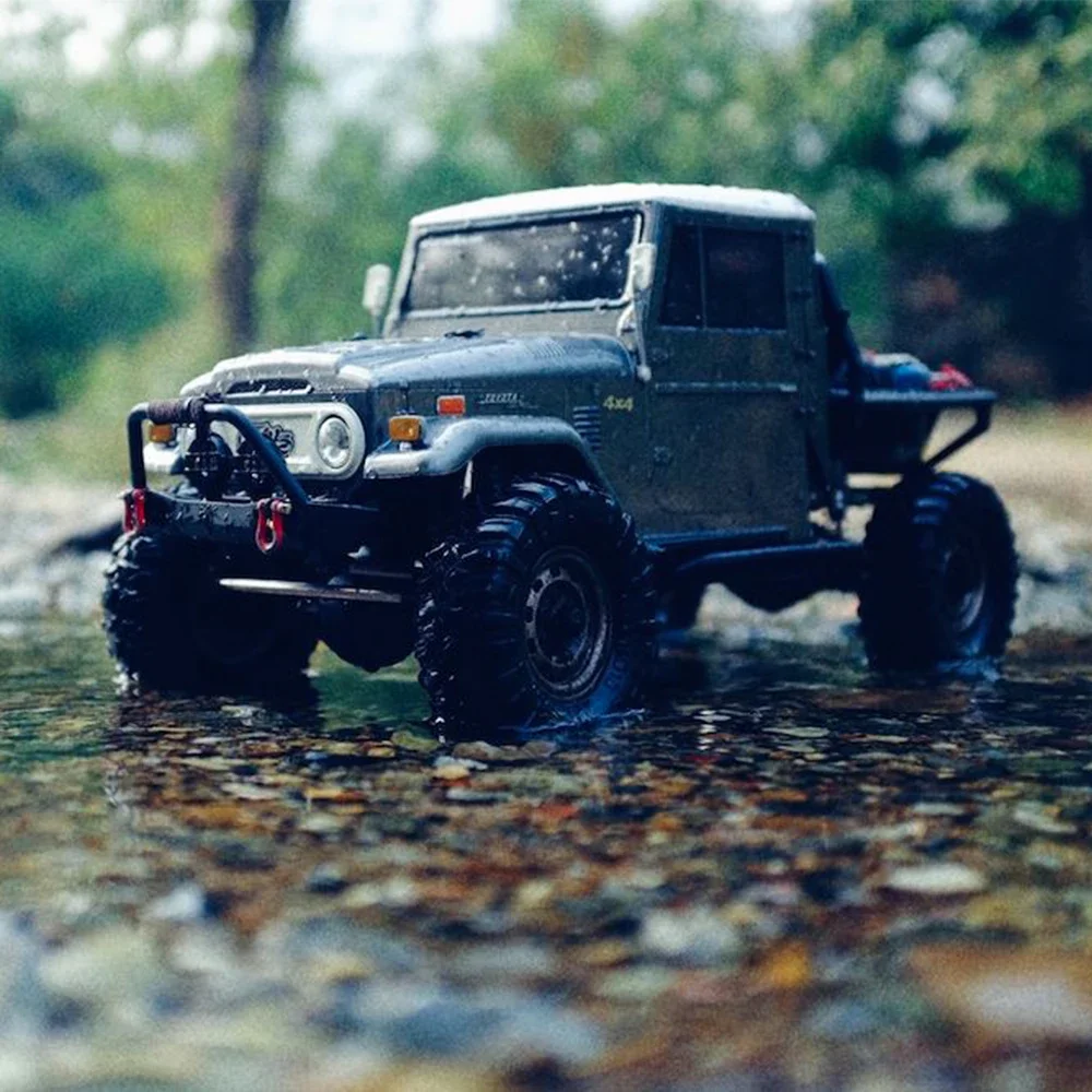 1/10 Scale 1965 FJ40 Clear Body Truck Cab for RC Crawler Half Cage SCX10 II 90046 TRX4 MST CFX RC4WD TF2 CC01 Gmade GS02F 86100