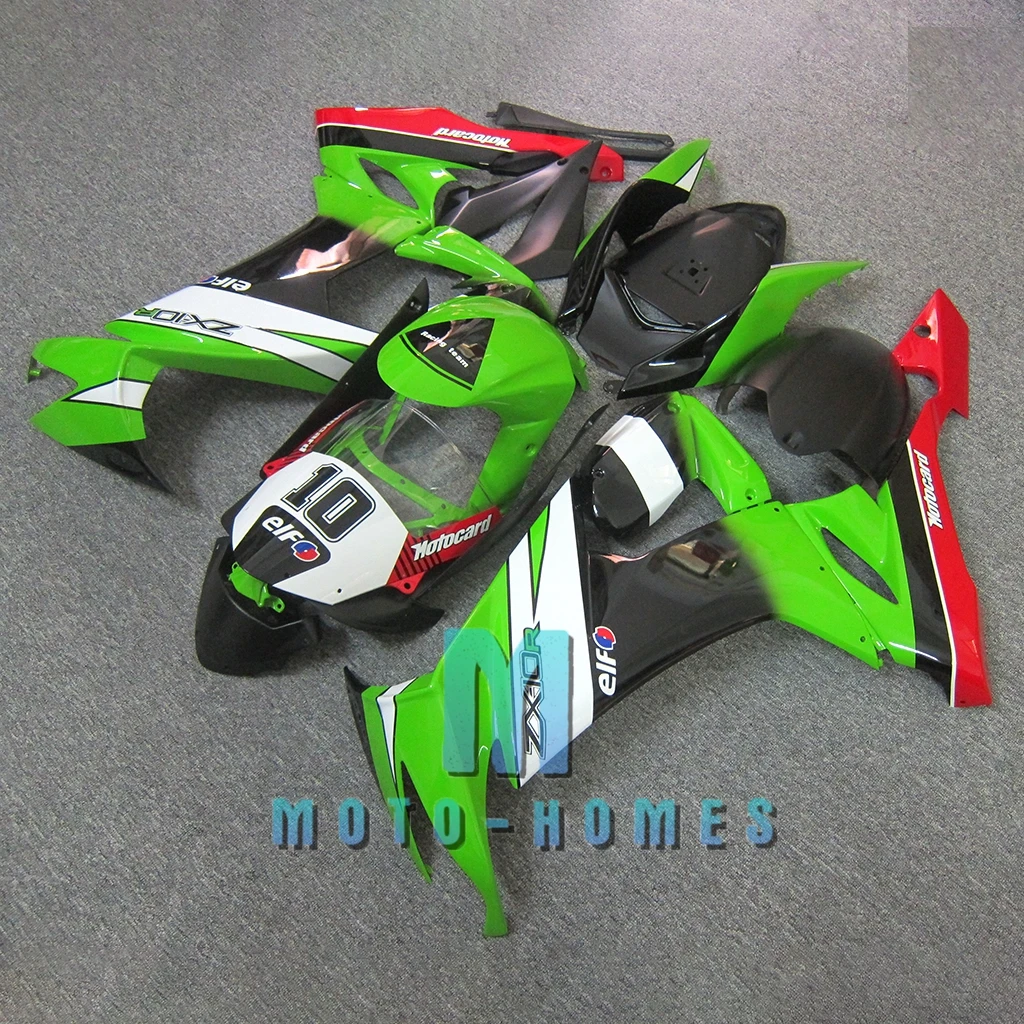 Customize Injection Fairing Kit for ZX10R 08-11 Kawasaki Ninja ZX-10R 2008 2009 2010 2011 Road Race Wrecked Rebuild Bike Bodykit