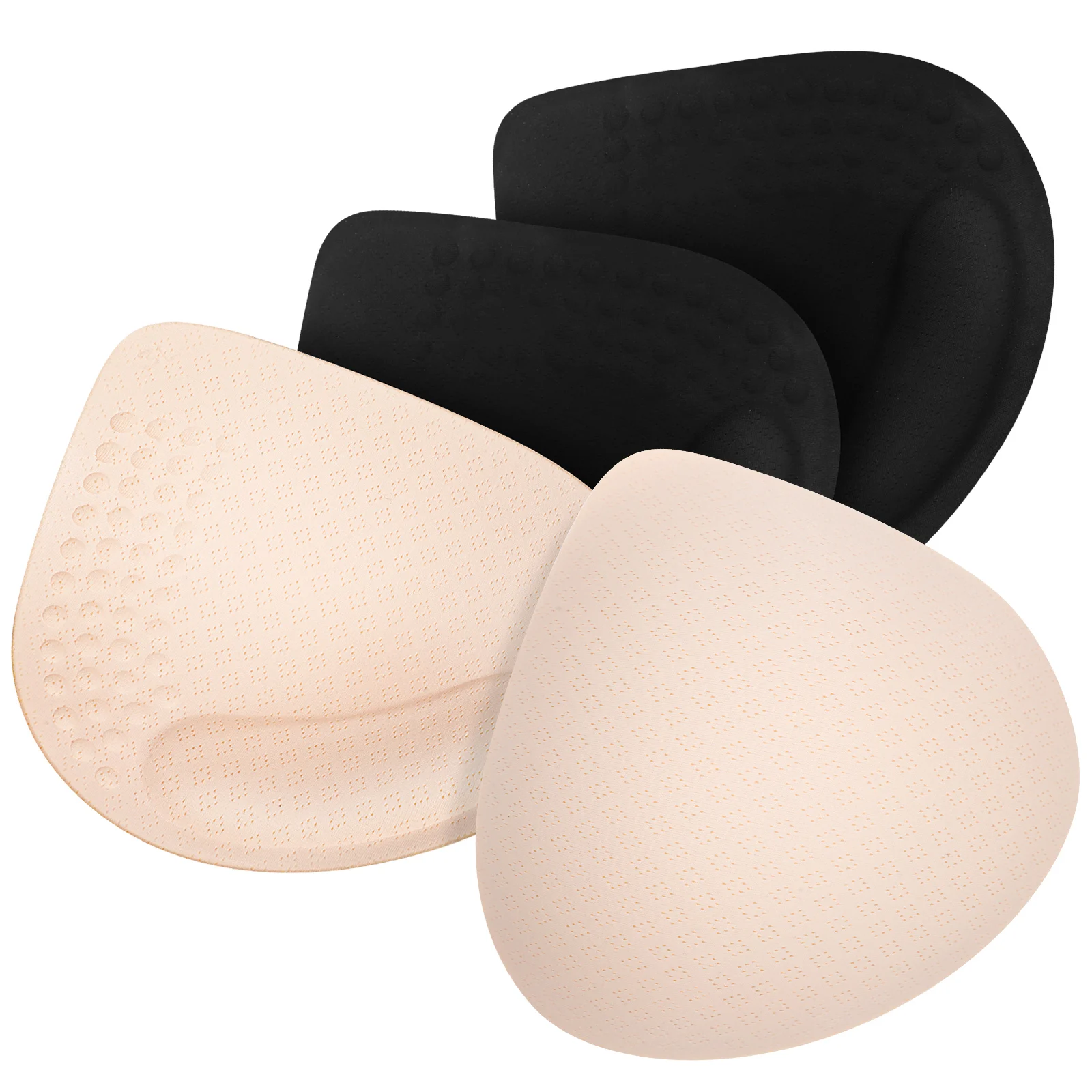 

Bra Cup Insert Pads Soft Reusable Non Slip Women Bra Inserts for Sports Wedding Adjustable Size