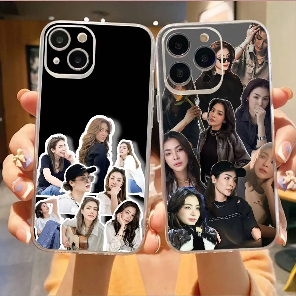 

P-Peraya M-Malisorn Faye Phone Case For iPhone17,16,15,14,13,12,11 Plus,Pro Max Soft Transparent Cover