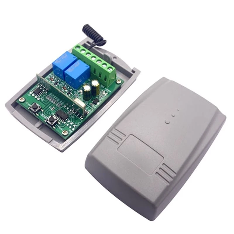 2026 New For Automatic Gate Door Systems 2CH 433Mhz Garage Door Receiver Universal Controller Switch