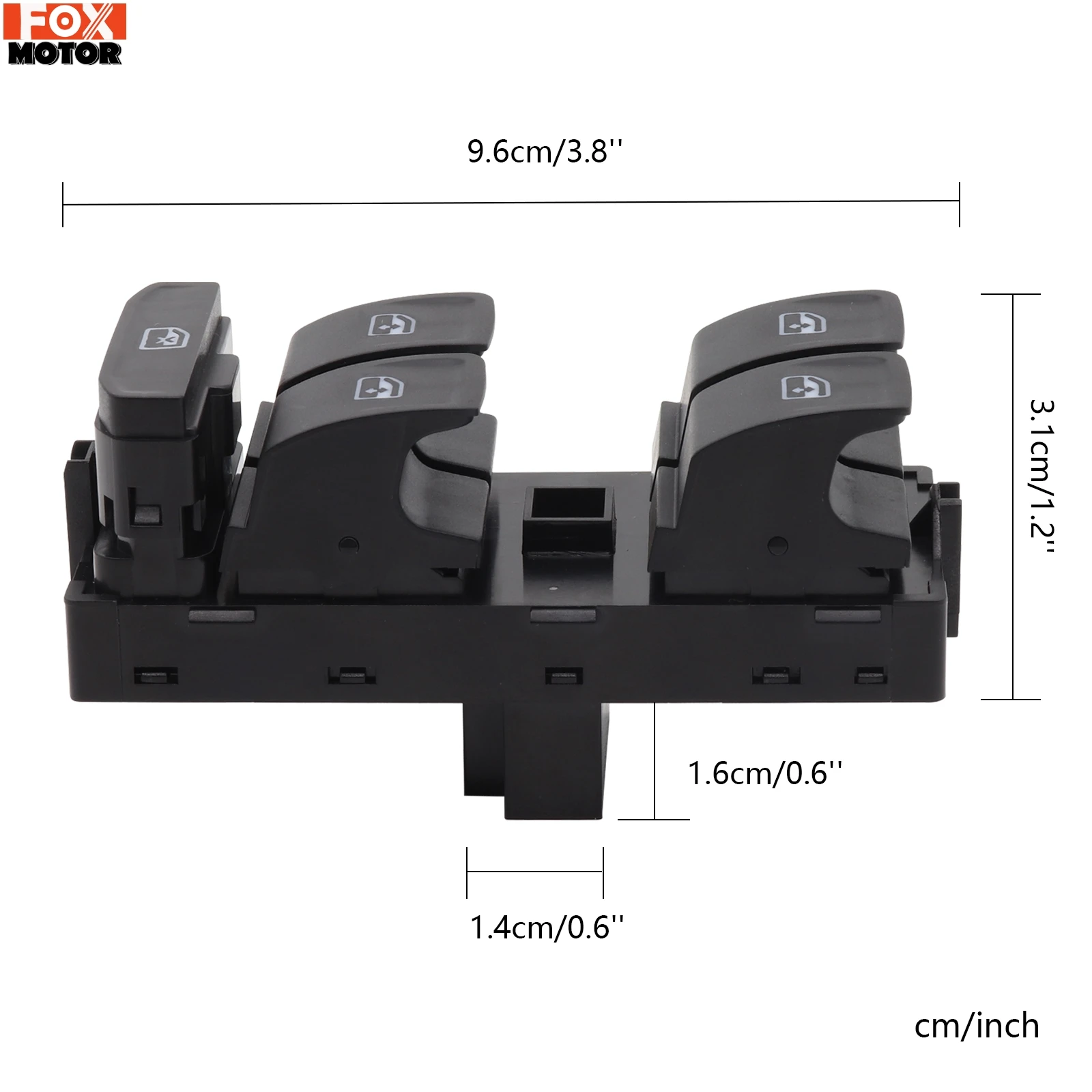 Interruptor de controle mestre da janela lateral do motorista para vw golf mk7 passat b8 tiguan 5g0 959 857c 5gg 959 857 a 5g0959857c 5gg959857c