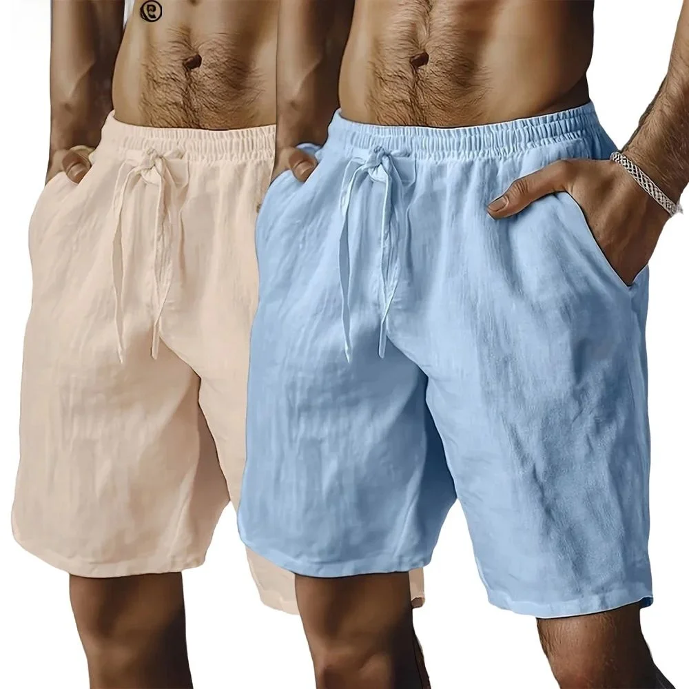 

Новые летние мужские дышащие шорты для пляжа в гавайском стиле, модные шорты из полиэфирного волокна для мужчин