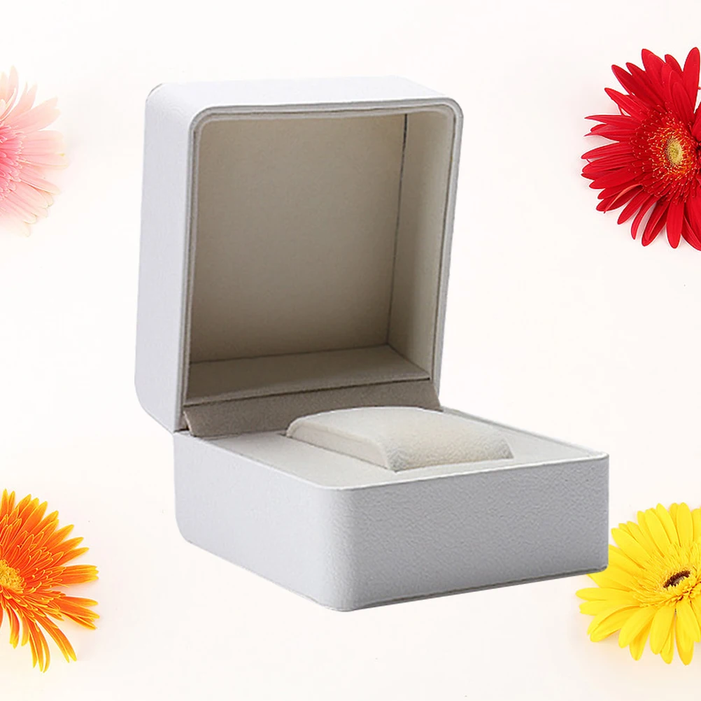 

Luxury Watch Box Case Wrist Watch Storage Display Holder Elegant Organizer Jewelry Packaging Display Box White