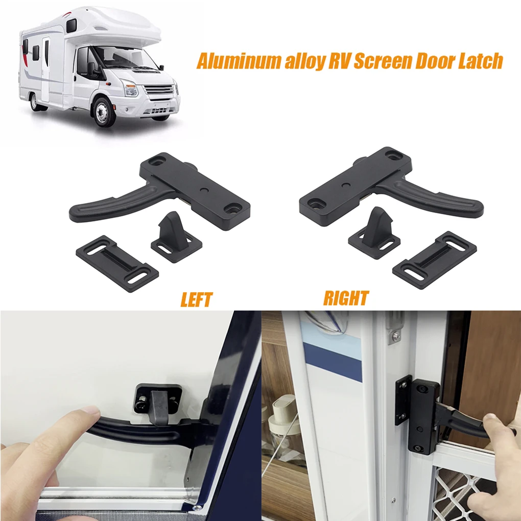 RV Screen Window Door Latch Door Latch Screen Door Latch Hand Open Close Handle Kit Left